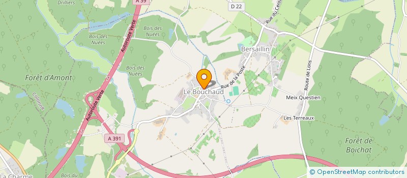 localisation de l'entreprise MADAME ANNABELLE RIGAUD  BERSAILLIN