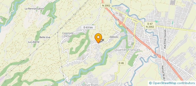 localisation de l'entreprise MADAME ANNABELLE ROBERT  SAINTE-SUZANNE