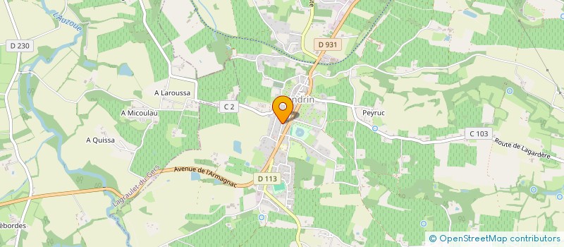 localisation de l'entreprise MADAME ANNABELLE ROS  GONDRIN