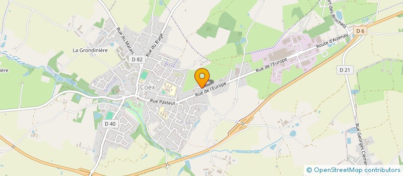 localisation de l'entreprise MADAME ANNABELLE ROUX  COEX