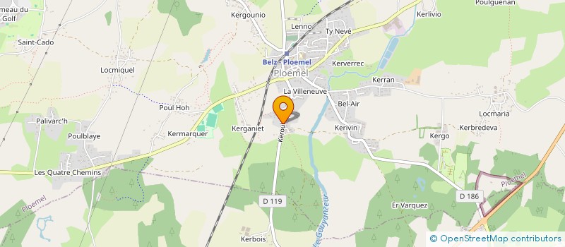 localisation de l'entreprise MADAME ANNABELLE RUANLT  PLOEMEL