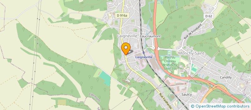 localisation de l'entreprise MADAME ANNABELLE SABAK  LAIGNEVILLE