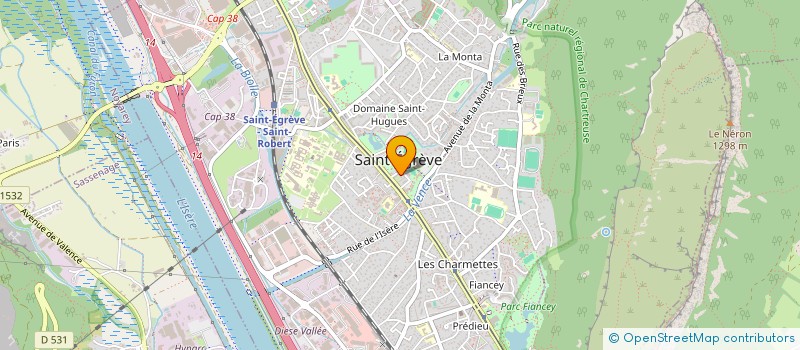 localisation de l'entreprise MADAME ANNABELLE SAULE  SAINT-EGREVE