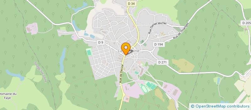 localisation de l'entreprise MADAME ANNABELLE SOULAS  LA MACHINE