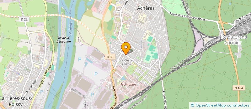 localisation de l'entreprise MADAME ANNABELLE SUSOY  ACHERES