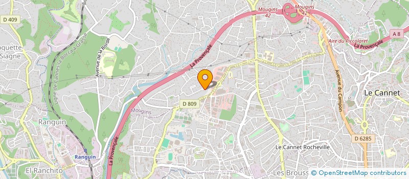 localisation de l'entreprise MADAME ANNABELLE TURBAN  MOUGINS