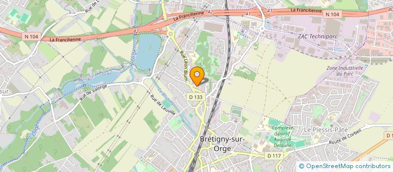 localisation de l'entreprise MADAME ANNABELLE VIAU à BRETIGNY-SUR-ORGE
