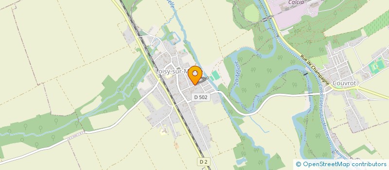 localisation de l'entreprise MADAME ANNABELLE VINCENT  LOISY-SUR-MARNE