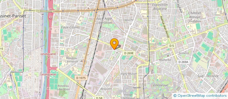 localisation de l'entreprise MADAME ANNABELLE VINCENT  GRENOBLE