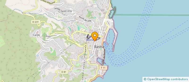 localisation de l'entreprise MADAME ANNADEA FILIPPI à BASTIA