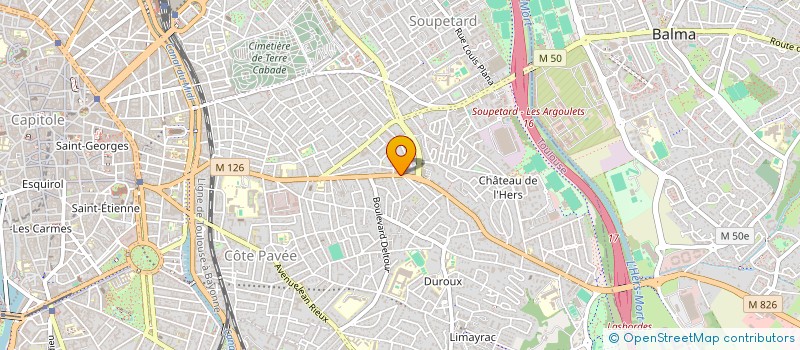 localisation de l'entreprise MADAME ANNAELE FRITSCH  TOULOUSE