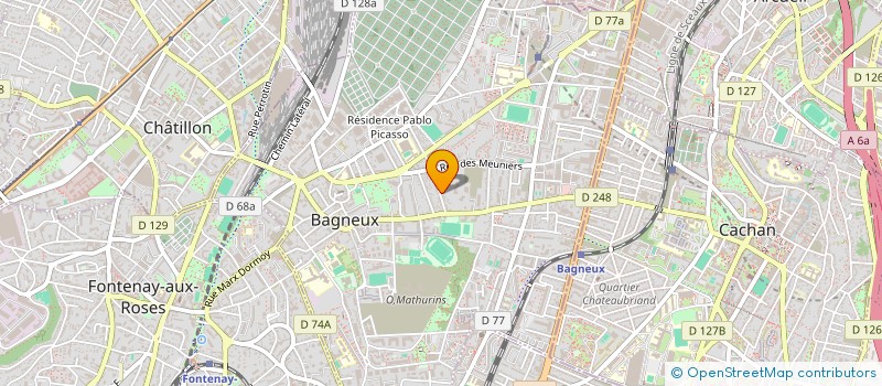 localisation de l'entreprise MADAME ANNAELLE BARON FERRAND à BAGNEUX
