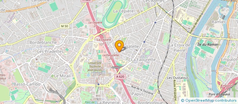 localisation de l'entreprise MADAME ANNAELLE BILOUNGA à TOULOUSE