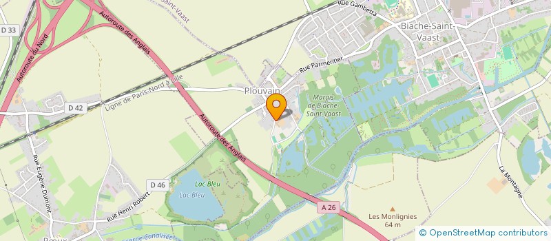 localisation de l'entreprise MADAME ANNAELLE COQUET  PLOUVAIN