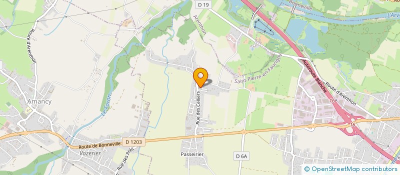 localisation de l'entreprise MADAME ANNAELLE DESTAIS  SAINT-PIERRE-EN-FAUCIGNY