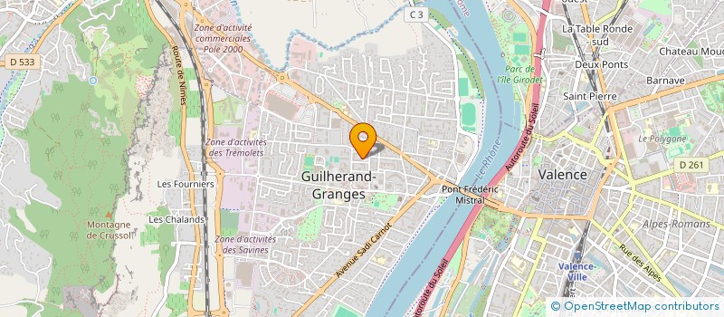 localisation de l'entreprise MADAME ANNAELLE DUMOULIN  GUILHERAND-GRANGES