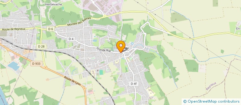 localisation de l'entreprise MADAME ANNAELLE FRANCHITTI DESCHAMPT à REYRIEUX