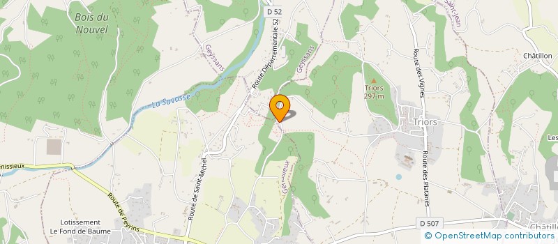 localisation de l'entreprise MADAME ANNAELLE FRENOT  TRIORS