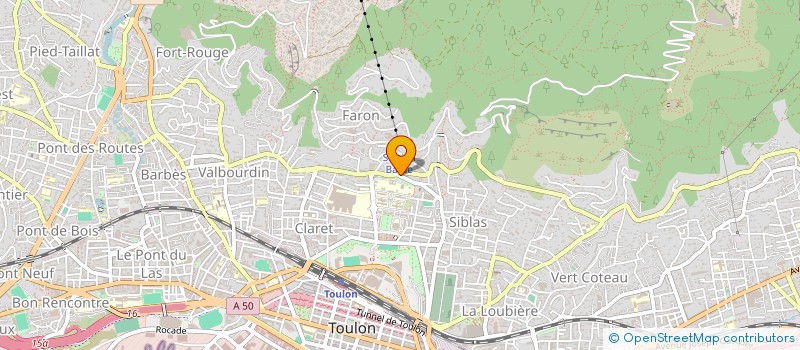 localisation de l'entreprise MADAME ANNAELLE GELABALE  TOULON