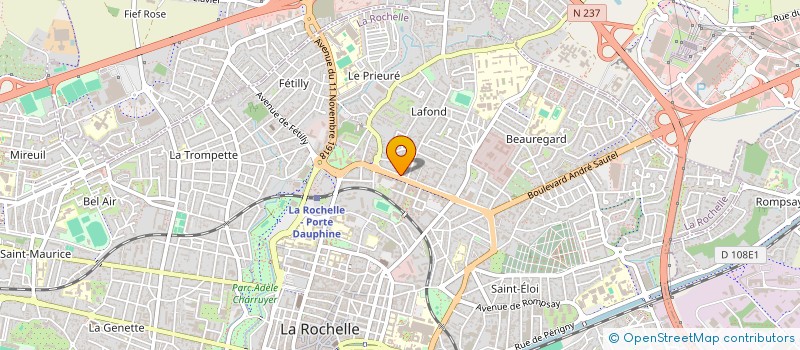 localisation de l'entreprise MADAME ANNAELLE LE ROUX  LA ROCHELLE