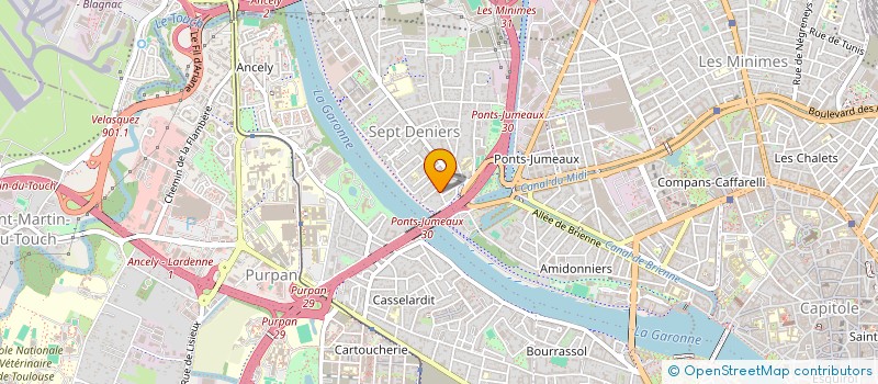 localisation de l'entreprise MADAME ANNAELLE PLANCHE  ANGLET