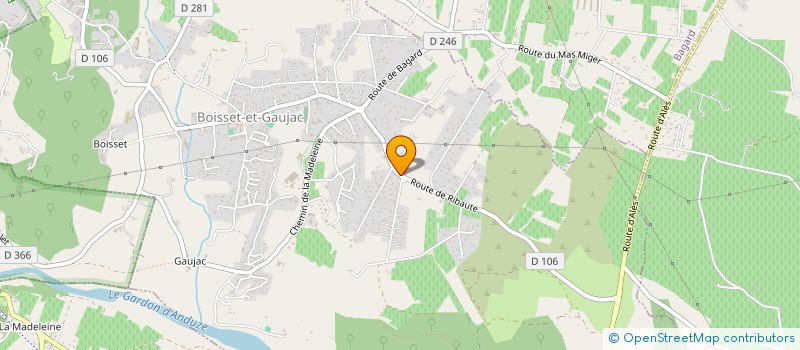 localisation de l'entreprise MADAME ANNAELLE SIGLER  BOISSET-ET-GAUJAC