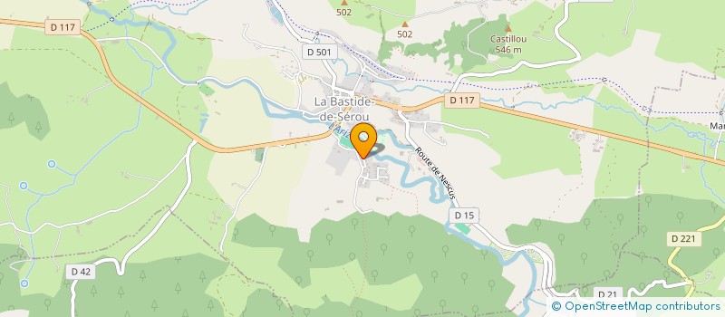 localisation de l'entreprise MADAME ANNAELLE TRIJEAU à LA BASTIDE-DE-SEROU