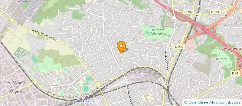 localisation de l'entreprise MADAME ANNAELLE VINCENT à ARGENTEUIL
