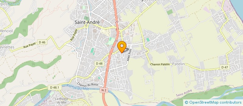 localisation de l'entreprise MADAME ANNAELLE ZITTE  SAINT-ANDRE