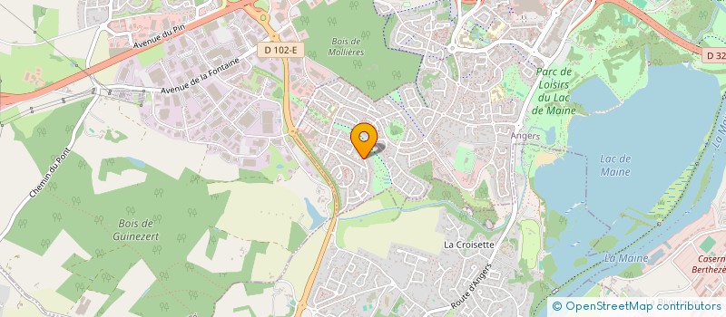 localisation de l'entreprise MADAME ANNAICK BATHANY à ANGERS