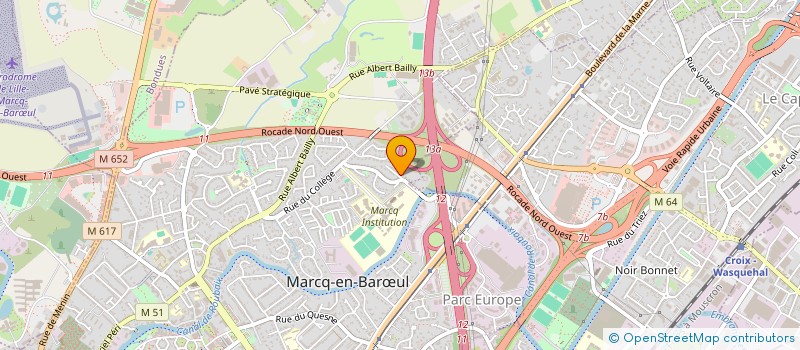 localisation de l'entreprise MADAME ANNAICK DELPLANQUE à MARCQ-EN-BARŒUL