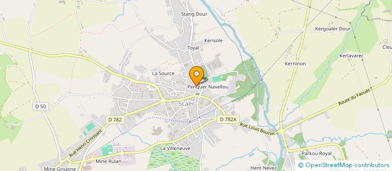 localisation de l'entreprise MADAME ANNAICK GUERNALEC  SCAER