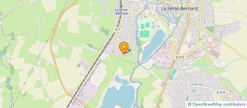 localisation de l'entreprise MADAME ANNAICK LAVANANT  LA FERTE-BERNARD