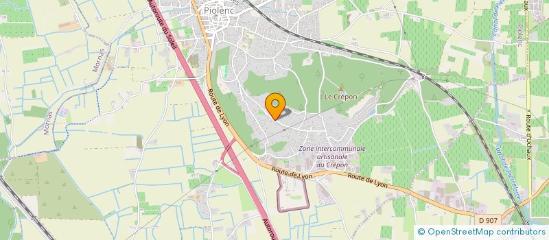 localisation de l'entreprise MADAME ANNAIG BOEDEC  PIOLENC