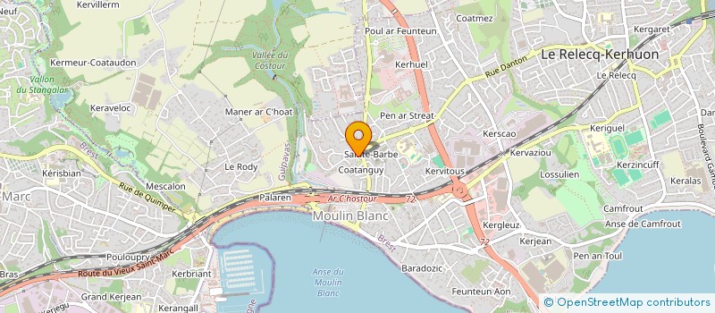 localisation de l'entreprise MADAME ANNAIG DUBOUCHET  LE RELECQ-KERHUON