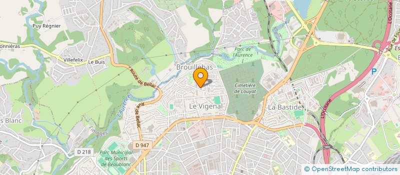 localisation de l'entreprise MADAME ANNAIG HORPIN à LIMOGES