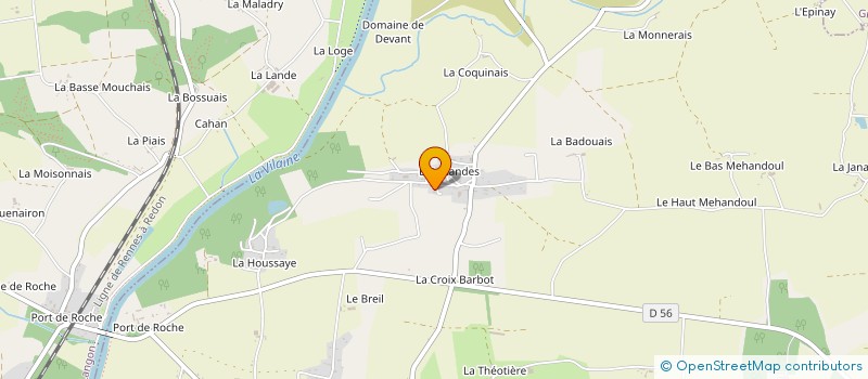 localisation de l'entreprise MADAME ANNAIG JOSSELIN  SAINTE-ANNE-SUR-VILAINE