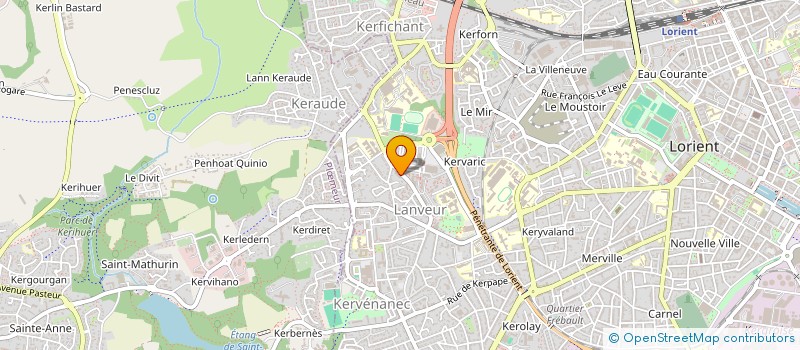 localisation de l'entreprise MADAME ANNAIG LE QUINTREC  LORIENT