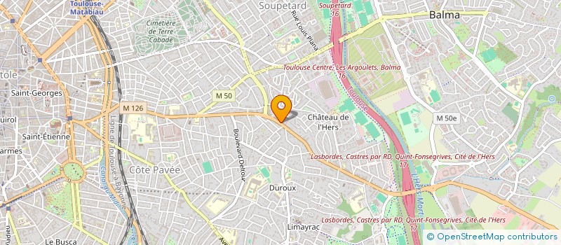 localisation de l'entreprise MADAME ANNAIG PILVEN  TOULOUSE