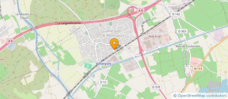 localisation de l'entreprise MADAME ANNAIG RAUTURIER  GALLARGUES-LE-MONTUEUX