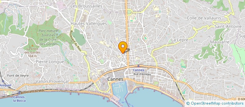 localisation de l'entreprise MADAME ANNAIK COURANT à CANNES