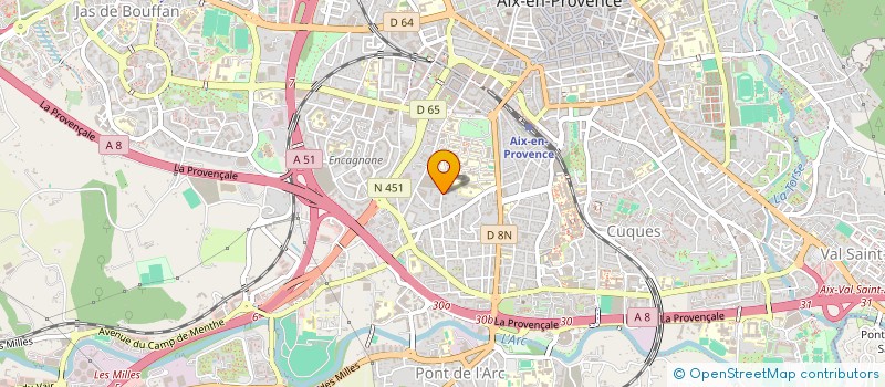 localisation de l'entreprise MADAME ANNAIK JAN  AIX-EN-PROVENCE