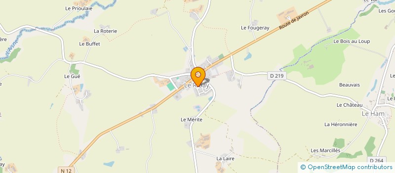 localisation de l'entreprise MADAME ANNAIK LE RICHOMME à LE RIBAY