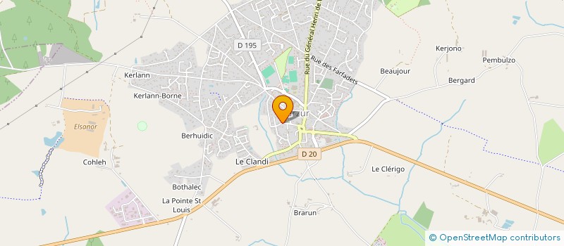 localisation de l'entreprise MADAME ANNAIK LE ROUX  SURZUR