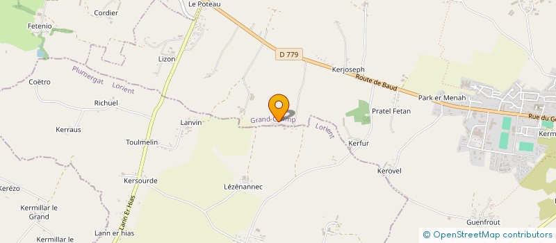 localisation de l'entreprise MADAME ANNAIK MESSAGER  GRAND-CHAMP