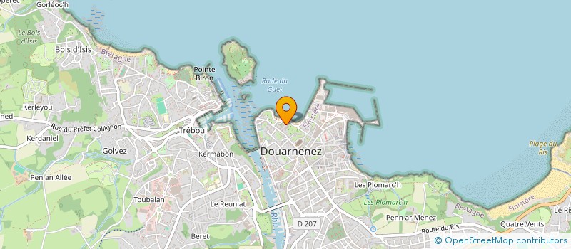 localisation de l'entreprise MADAME ANNAIK QUILFEN à DOUARNENEZ