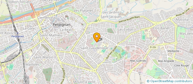 localisation de l'entreprise MADAME ANNAJAT BLOUZA BELOUZA  PERPIGNAN