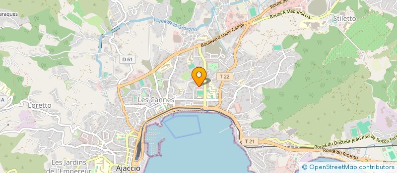 localisation de l'entreprise MADAME ANNAMARIA BOTA à AJACCIO