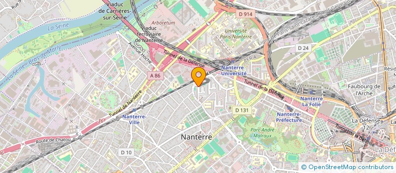 localisation de l'entreprise MADAME ANNAMARIA LAKATOS  NANTERRE