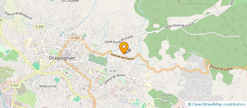 localisation de l'entreprise MADAME ANNAMARIA PETRIKA  DRAGUIGNAN